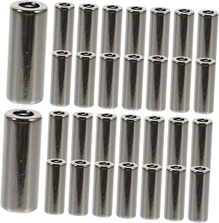 OSALADI 30Piezas Tubo De Macramé De Metal Para Manualidades y Decoración Anillos De Aleación Para Colgar Plantas y Accesorios De Bricolaje Compatibles Con Canastas