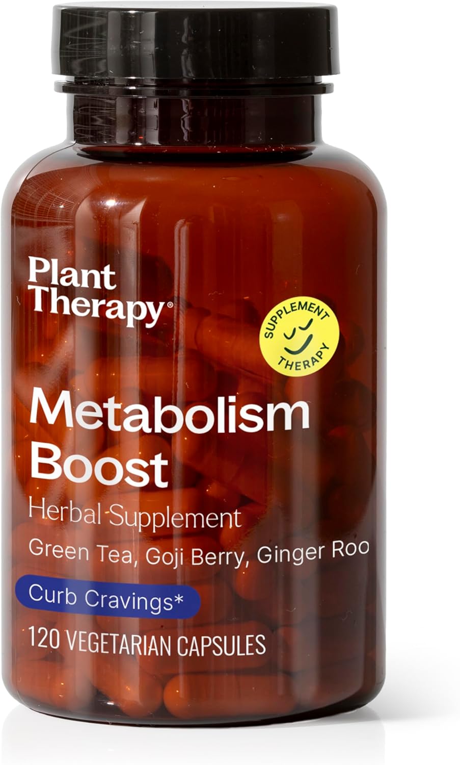 Plant Therapy Metabolism Boost Herbal Supplement Capsules, Optimize Fat Metabolism & Body Composition, Supports Weight Management & Digestion, 120 Vegetarian Capsules (4 month supply), Made in the USA