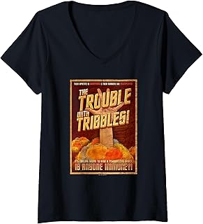 Womens Star Trek Tribbles: The Movie V-Neck T-Shirt
