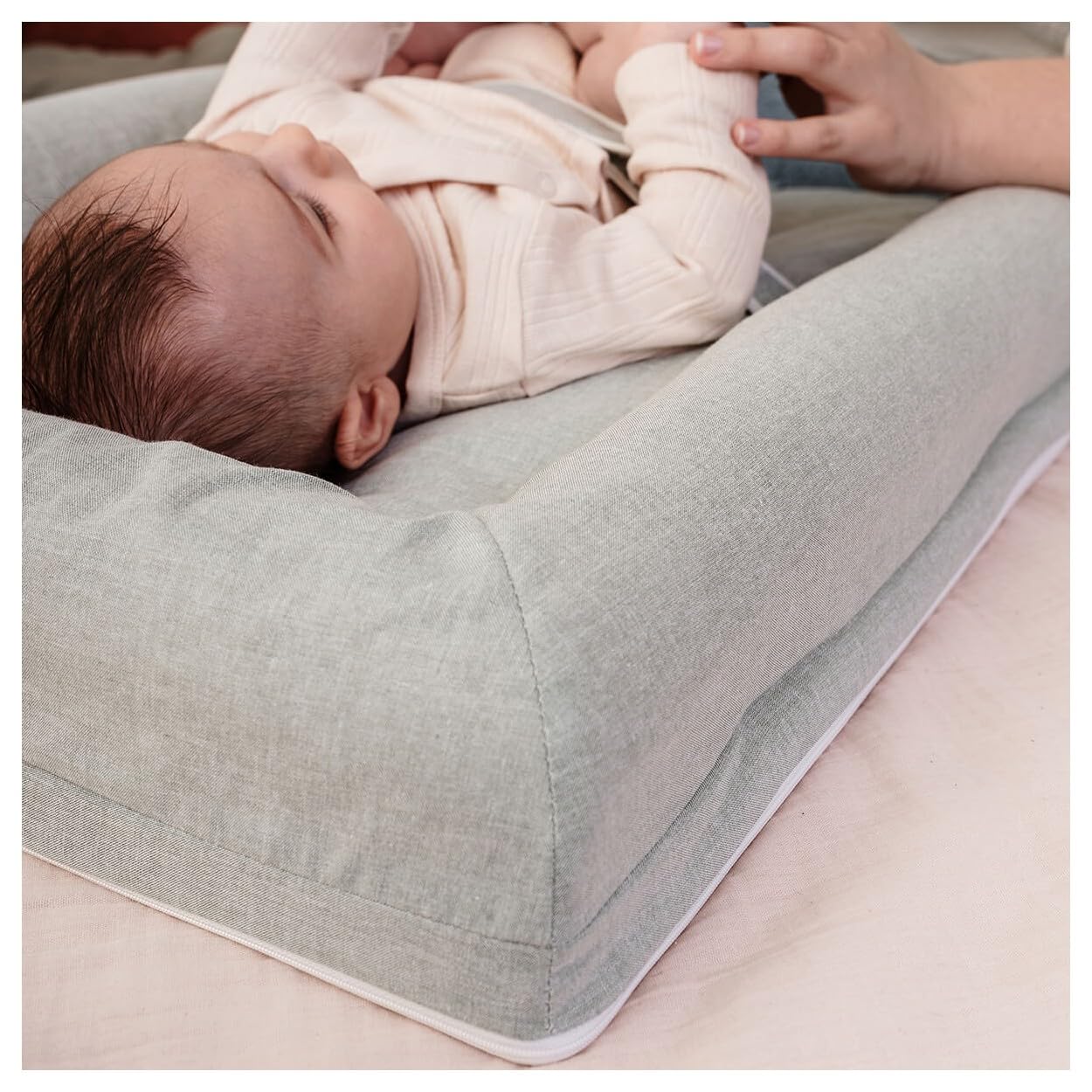 Matelas à langer Mat' Confort kaki chiné