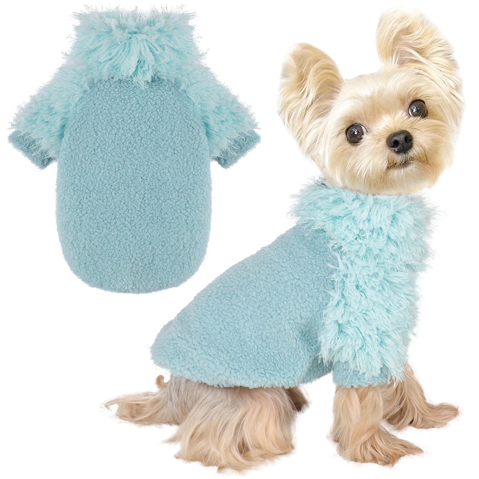 Pull pour chihuahua en polaire douce isolante et chaude