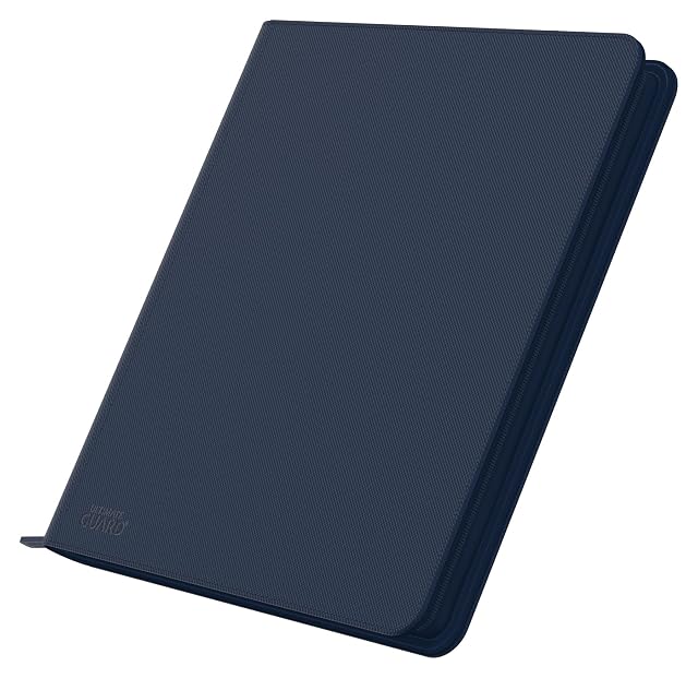 Foto 2 de 8 de Ultimate Guard UGD10344 QuadRow - Carpeta con Cremallera y Hojas con 12 Fundas para Cartas, Color Azul Oscuro