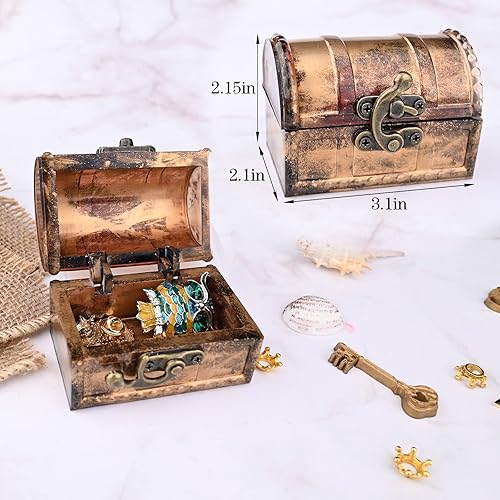 Miniatura 4 de Actvty Molde de silicona para fundición de resina, molde de silicona para cofre del tesoro con cerradura de cerrojo, contenedor de almacenamiento de