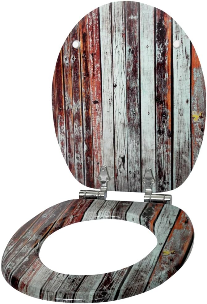 Sanilo Soft Close Toilet Seat, Wide Choice of Beautiful Toilet Seats, Stable Hinges, Easy to Mount (Antique) - Image 5