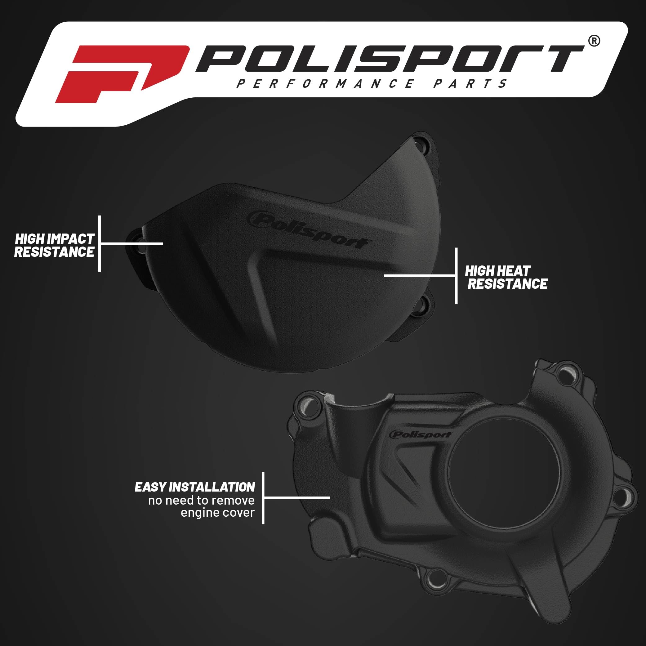 Amazon.com: Polisport Clutch and Ignition Cover Protector Kit