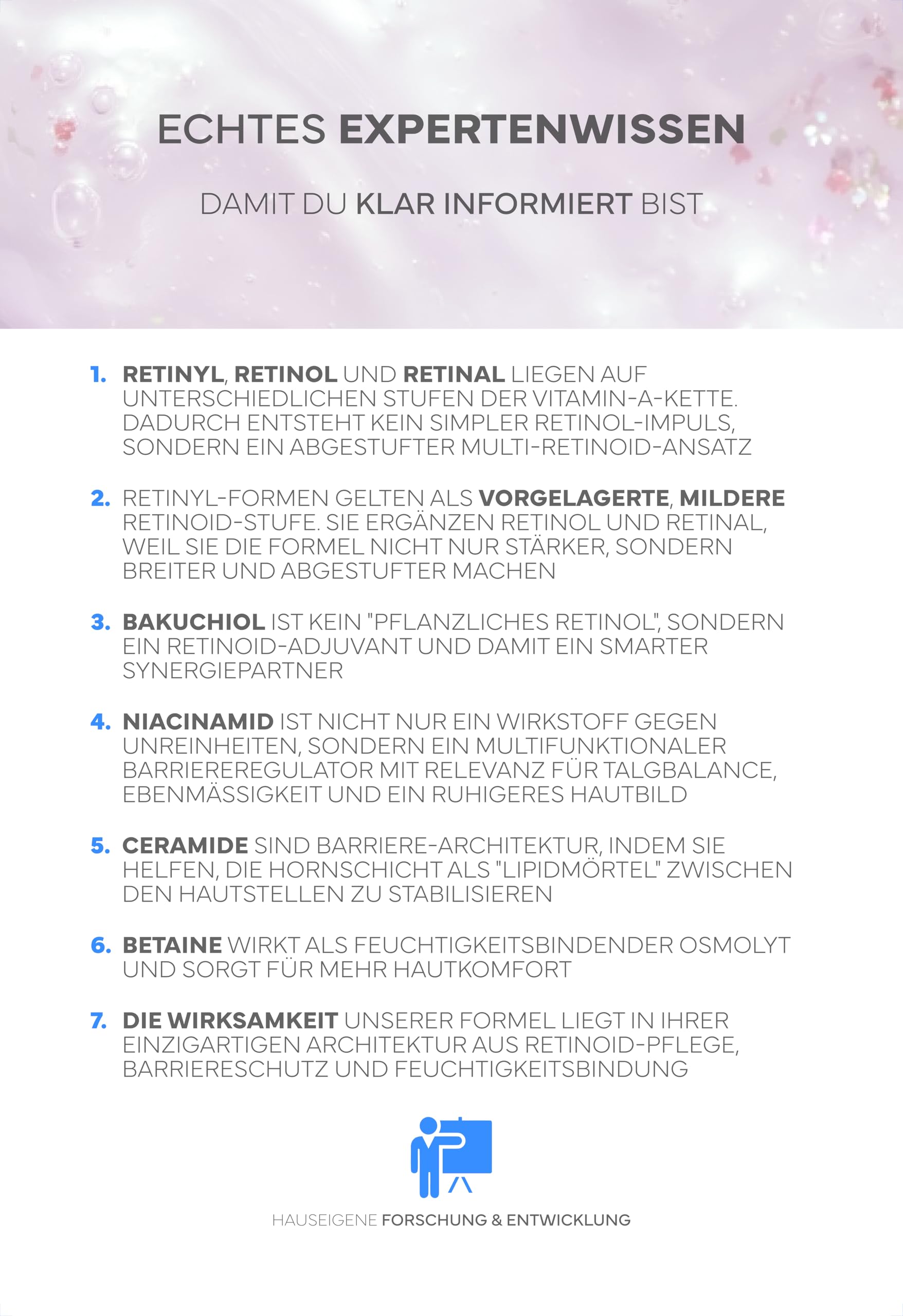 BIO Retinol Serum hochdosiert (ohne Salicylsäure): Gesichtspflege mit Bakuchiol, Niacinamid, Ceramiden & Retinal; bei Falten, großen Poren & Pigmentflecken (ohne Reizstoffe, ohne Eigengeruch)