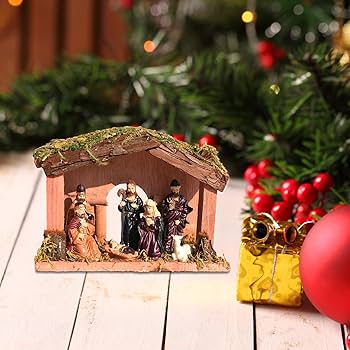 Amazon.co.jp: 馬小屋付きキリスト降誕セット, キリスト降誕の