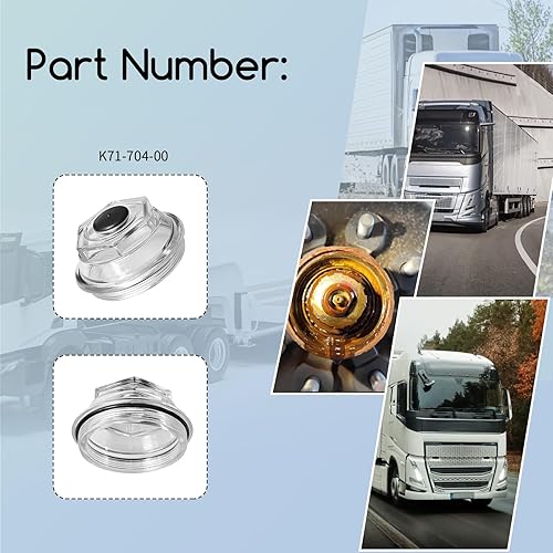 Miniatura 5 de Tapones antipolvo para baño de aceite, K71-704-00, compatibles con Dexter 9k-10K 8-415 430 ejes de servicio general construidos después de julio de