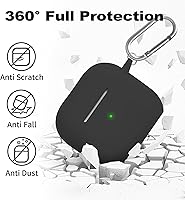 Vista 685 de Funda para AirPods Pro con kit de limpieza, funda de silicona suave para Apple AirPod Pro de 1ª/2ª generación, accesorios de funda AirPods Pro/Pro 2