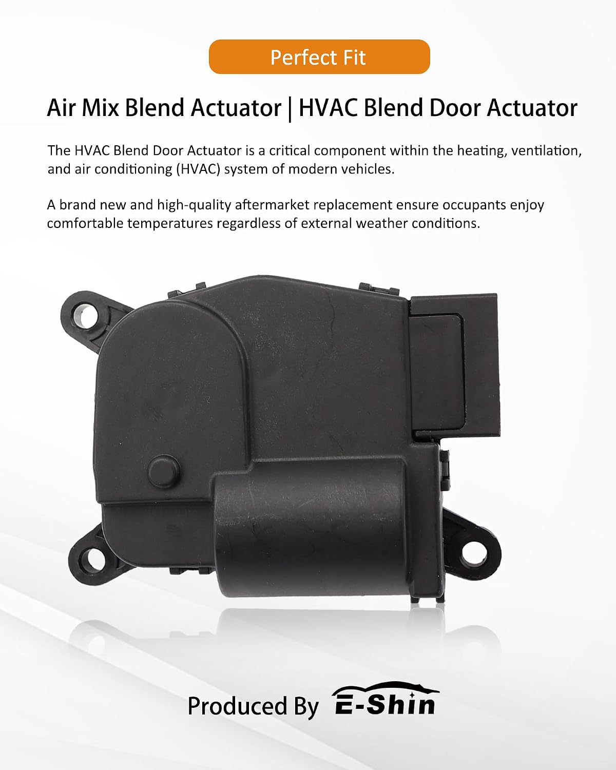 HVAC Air Blend Door Actuator 604-054 Compatible with Chrysler 2021-2023 Grand Caravan 2017-2023 Pacifica 2020-2023 Voyager 2013-2016 Dodge Dart Main Air Inlet Recirculation Replace# 68164960AA