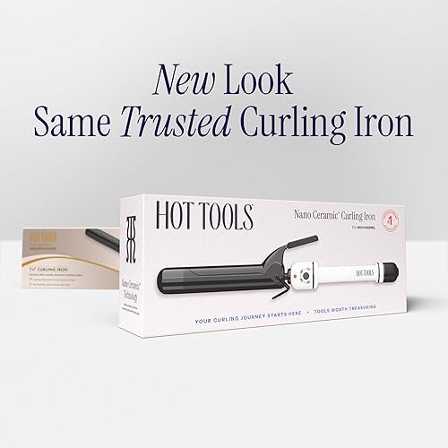 Miniatura 7 de HOT TOOLS Pro Artist Nano Ceramic Curling Iron/Wand | For Smooth, Shiny Hair (1-1/4” in)