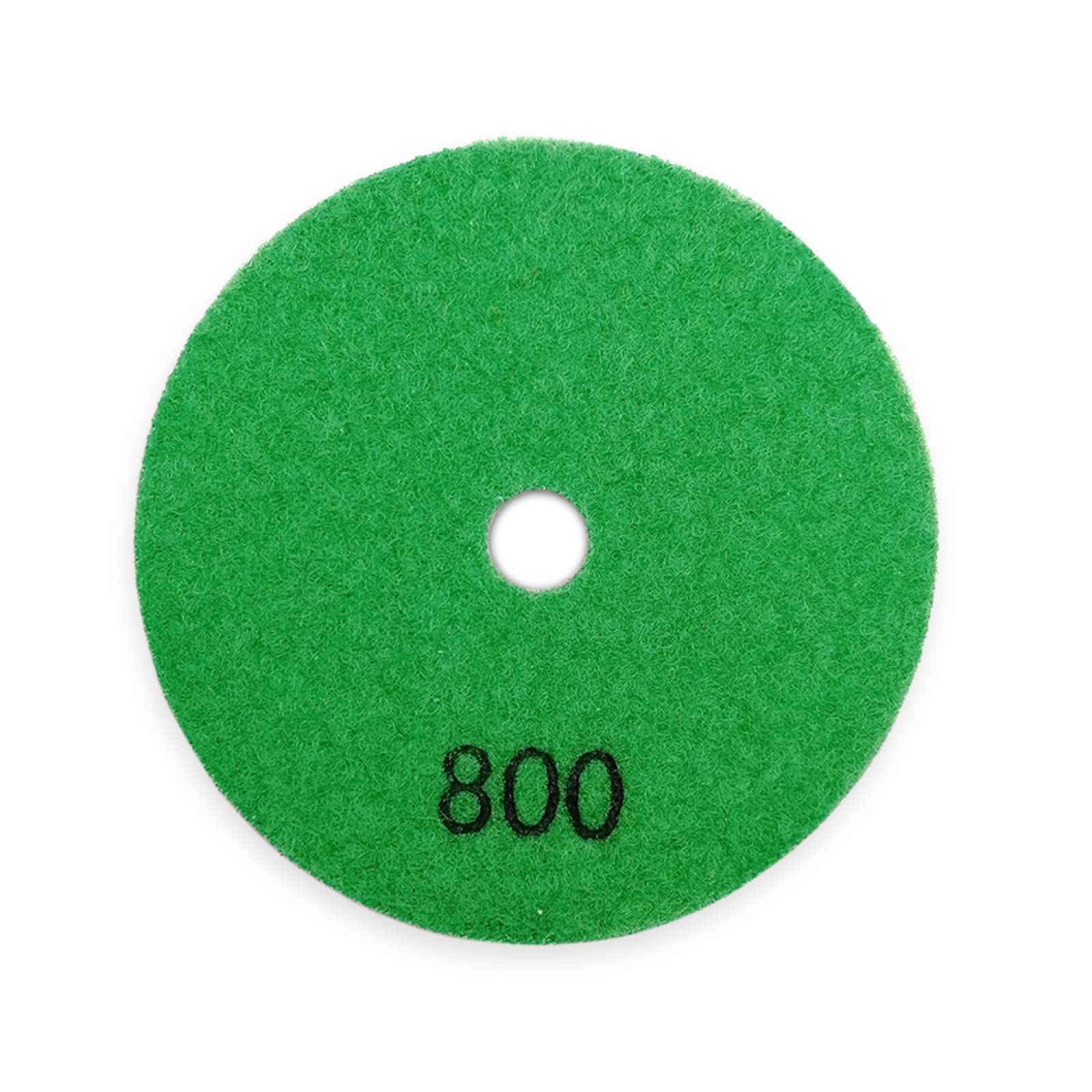 Almohadillas pulidoras de diamante, 6 piezas de almohadillas de pulido en seco de 4"/100 mm n.º 800, diámetro de 4 pulgadas, disco de lijado flexible de diamante con unión de resina