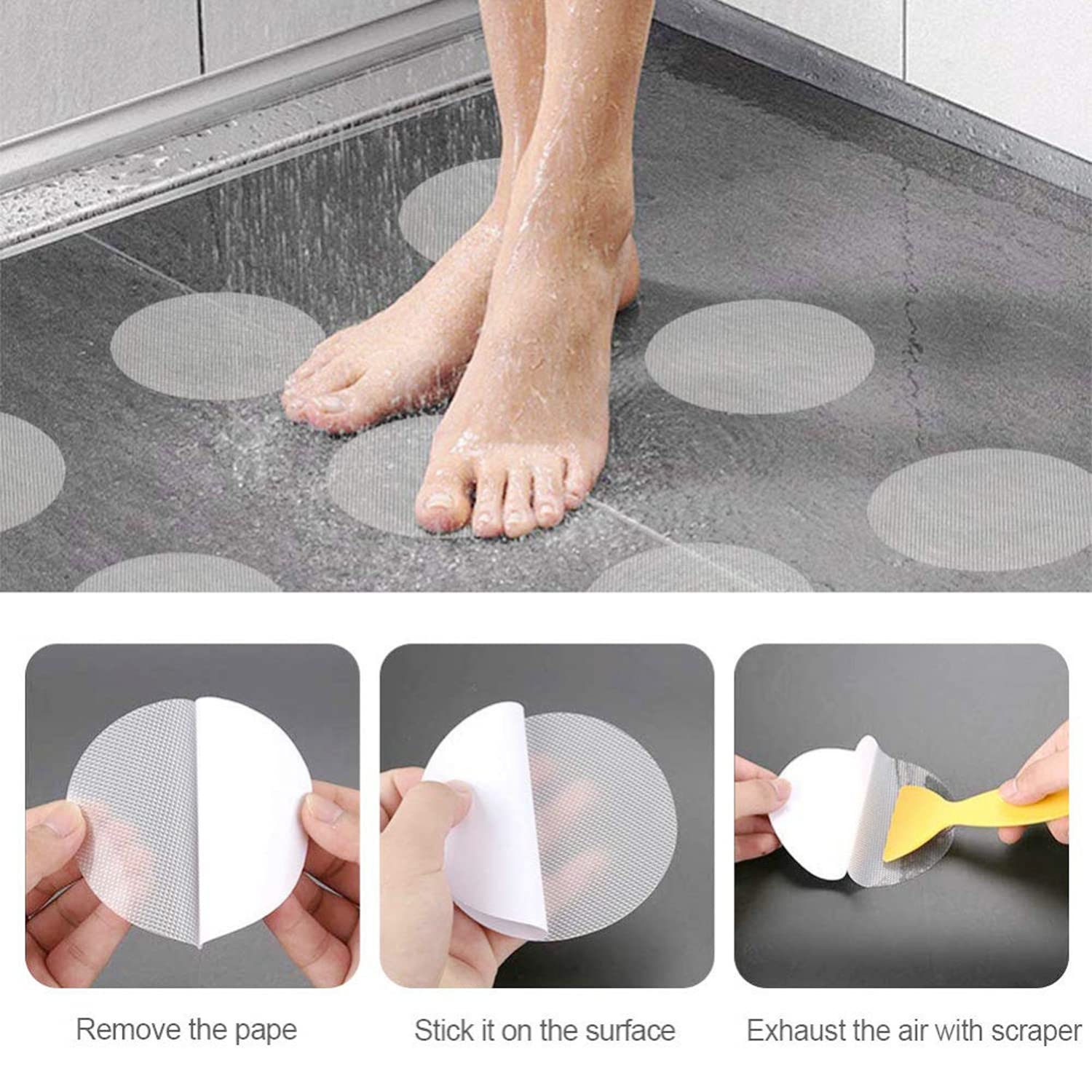 Adesivi Antiscivolo Per Vasca Da Bagno Adesivi Antiscivolo Per Vasca Da Bagno Adesivi Antiscivolo Per Doccia Adesivi Impermeabili Per Scale Doccia 8 Pezzi Verde 81598536