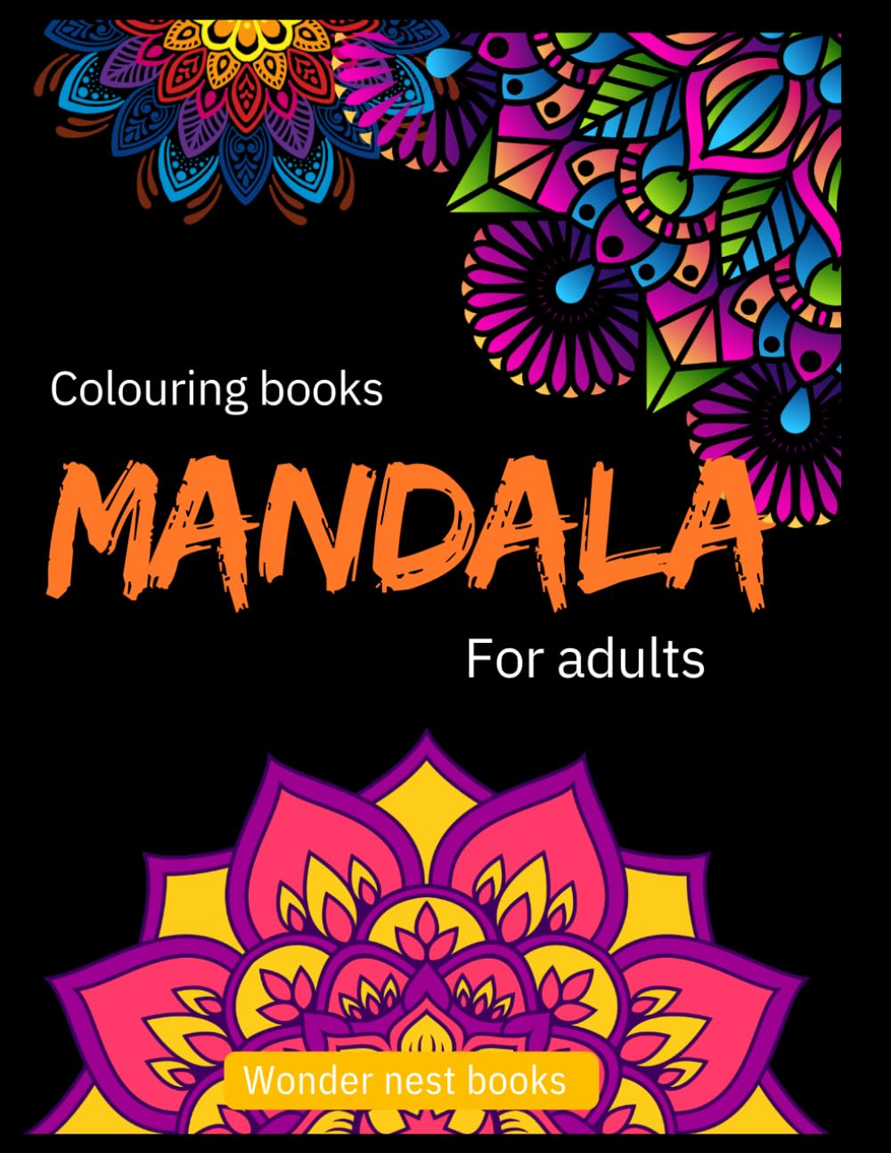 Colouring books for adults mandala