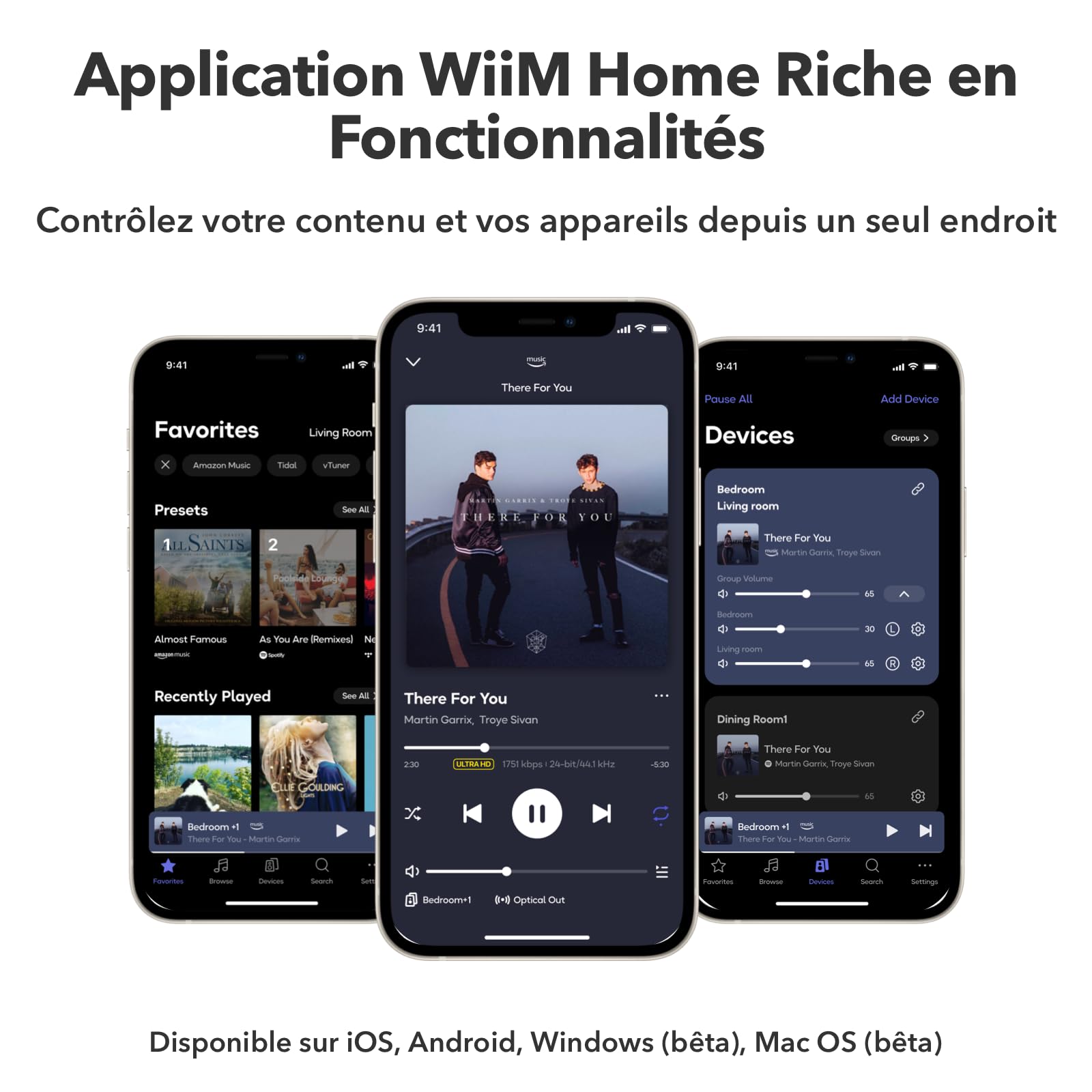 WiiM Ultra Music Streamer & Préampli Numérique | Écran Tactile de 3,5", Compatible avec Google Cast & Alexa,Diffusion de Spotify, Amazon Music,Tidal | HDMI ARC,Entrée Phon&Sortie Casque | Gris Spatial