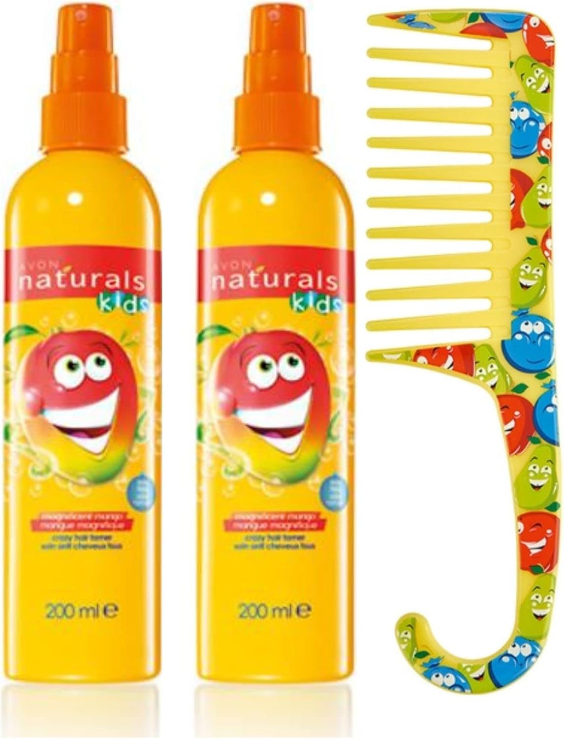 Avon Naturals Magnificent Mango kids hair detangling spray 2x 200