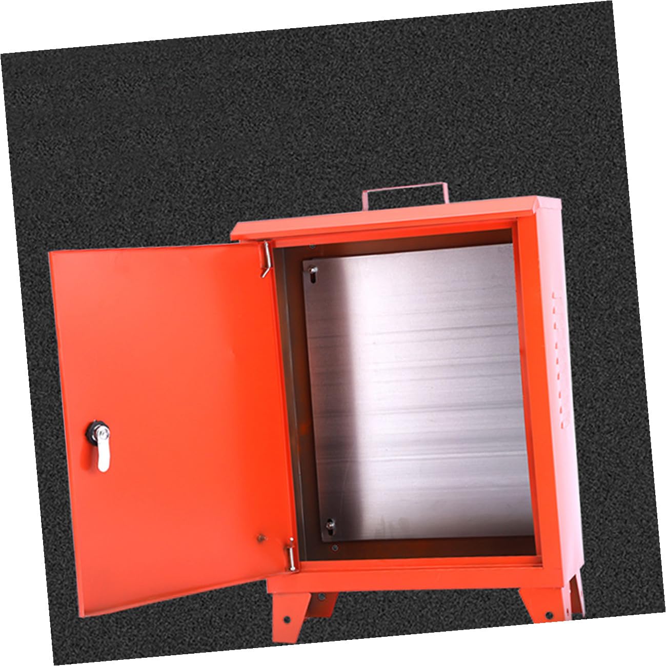 Alipis Outdoor Weatherproof Distribution Junction Box 250x300x180mm Iron Electrical Panel Box with Circuit Breaker Protection for Construction Site and Rv Use