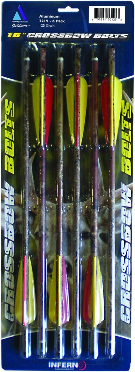 Arrow Precision 16" Camo Bolts 6 pack