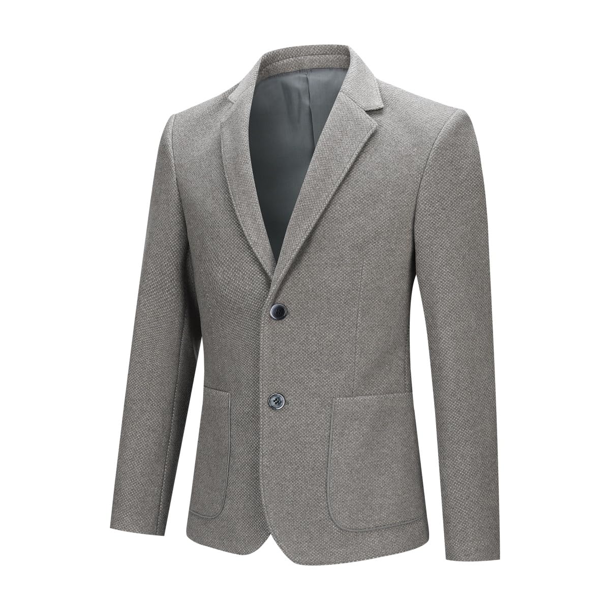 YOUTHUP Sakko Herren Wolle Jacke 2 Knöpfe Slim Fit Sportlich Anzugjacke Winter Tweed Blazer