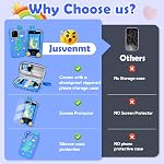 Kids Phone Toys, Anniversary Christmas Gifts for Girls and Boys 3-10, Educational Cell Phone with 2.8"Touch Screen, Dual Camera, Games, Music, 32GB SD Card and Blue Bag