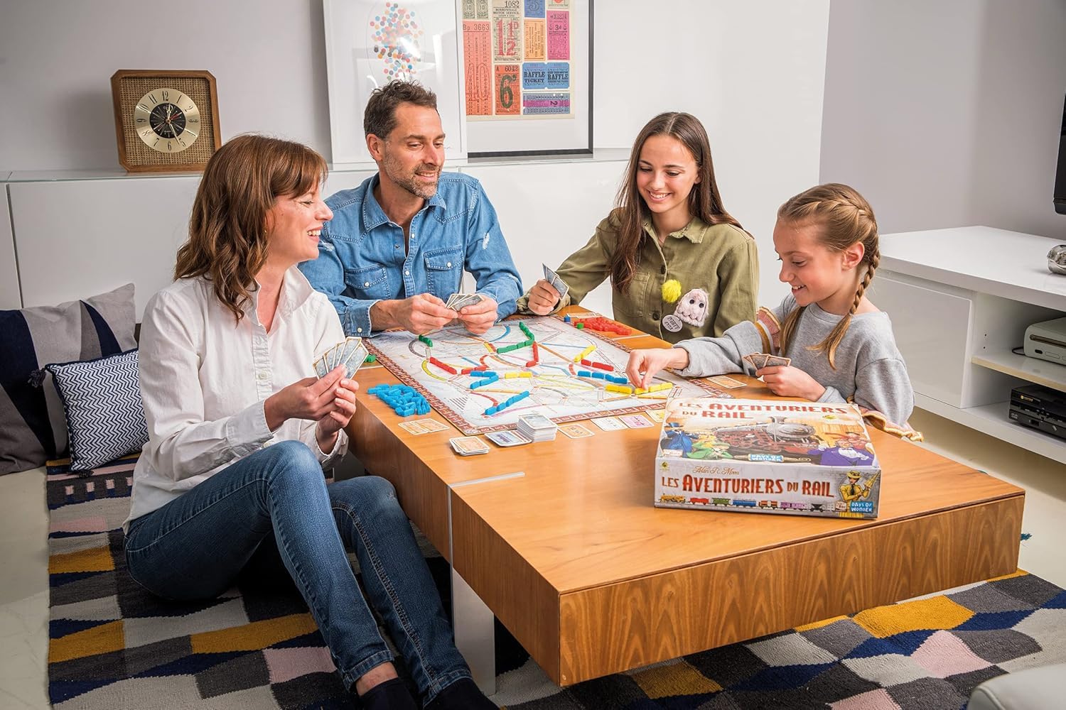 Days of Wonder Ticket to Ride - USA Niños Estrategia - Juego de tablero (Estrategia, Niños, 60 min, Niño/niña, 8 año(s), Alan R. Moon) – Versión Francesa