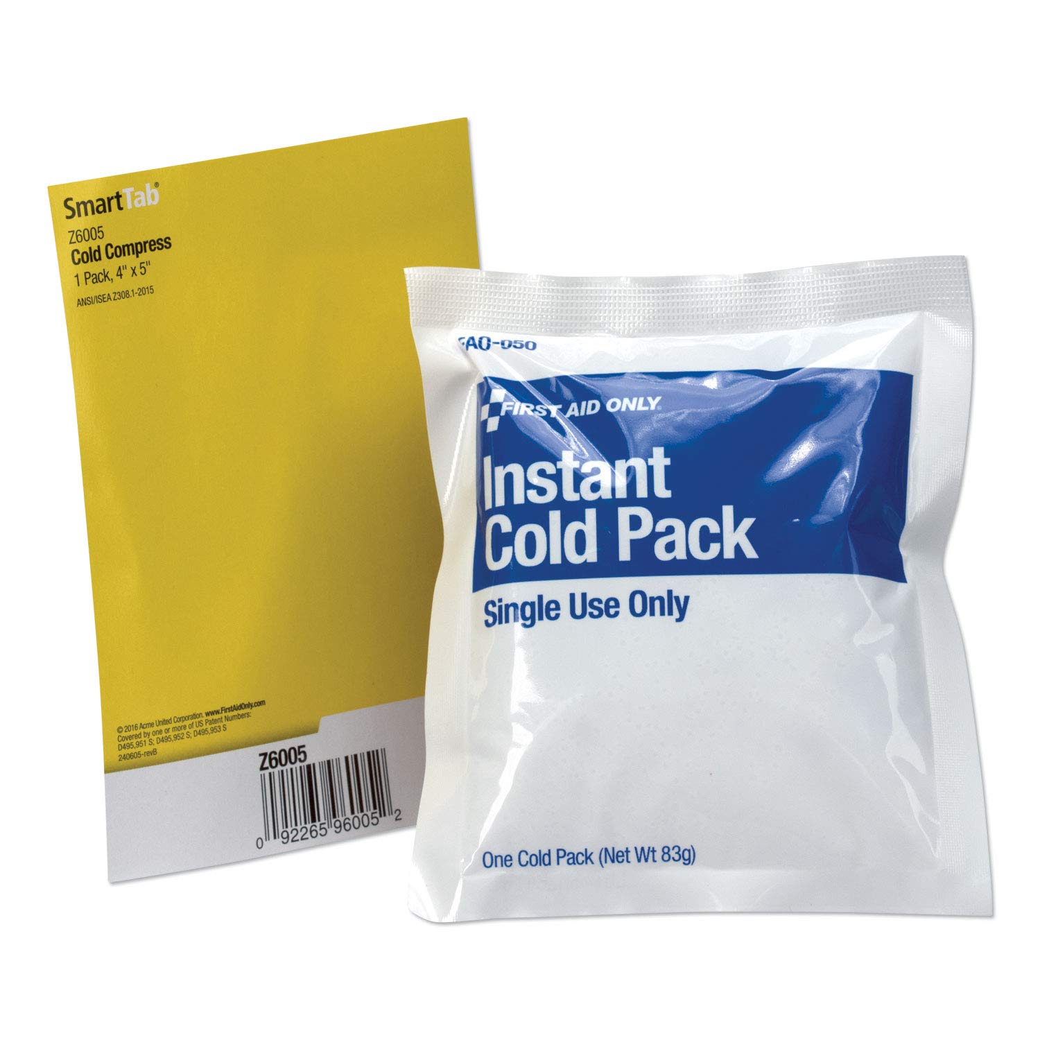 Amazon.com: First Aid Only Z6005 Instant Cold Compress, 4 x 5, 1-Pk