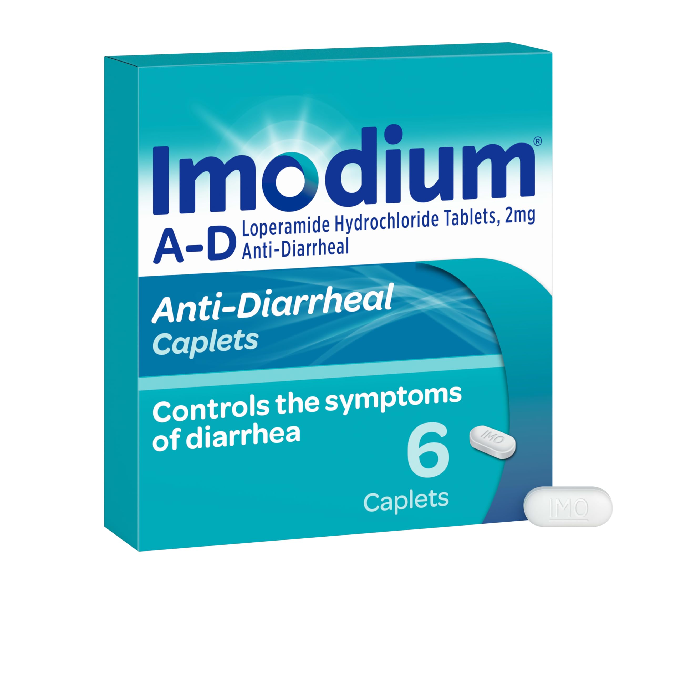 Imodium A-D Diarrhea Relief Caplets, 2mg Loperamide Hydrochloride, 24 Ct — Amazon image 11