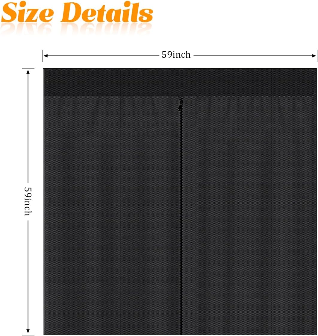 59 x 59 Inch Magnetic Tailgate Mesh Screen