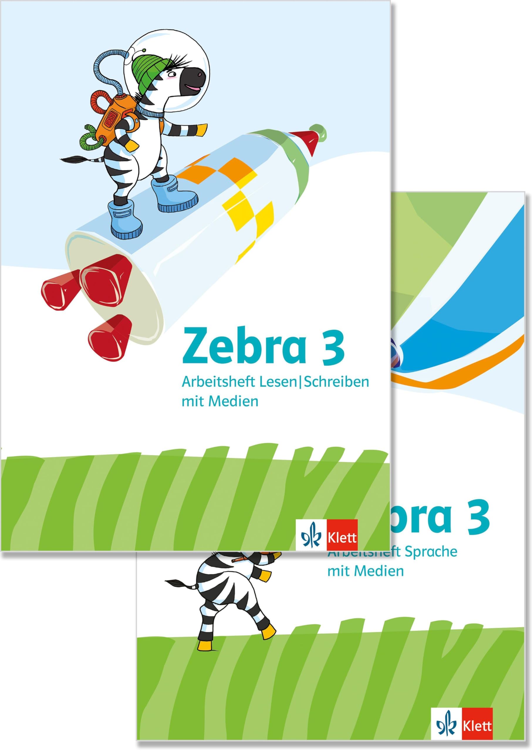 Zebra 3. Paket: Arbeitsheft Sprache, Arbeitsheft Lesen/Schreiben Klasse 3: Paket: Arbeitsheft Sprache, Arbeitsheft Lesen/Schreiben Klasse 3