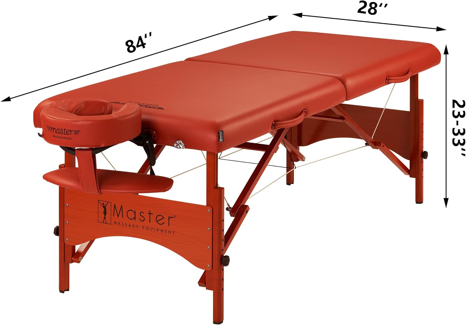 Master Massage Fairlane Sport Size Portable Massage Table, 28 Inch- Lightweight and Supportive- Bonus Accessories Included- Tattoo Bed, Lash Table