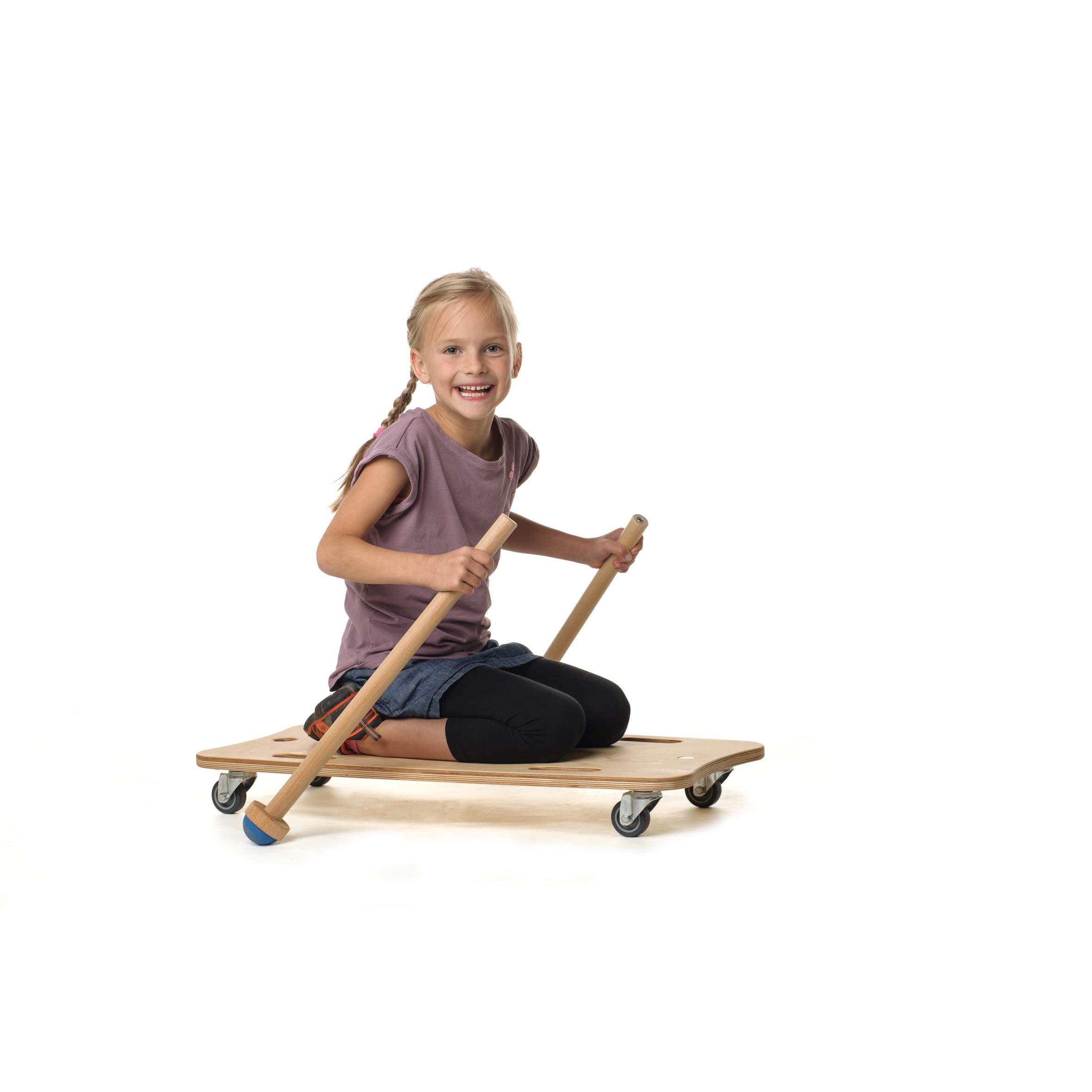 Erzi 44442 Paddelset für Rollbretter aus Holz, für Freizeit, Sport | und Therapie