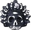 Aztec Death Whistle, 125 dB Loudest Scream Whistles 3D Screaming Whistle Terrifying Sound Screaming Aztec War Whistles, Day of the Dead Hallowmas Gifts for friend (White&Black)