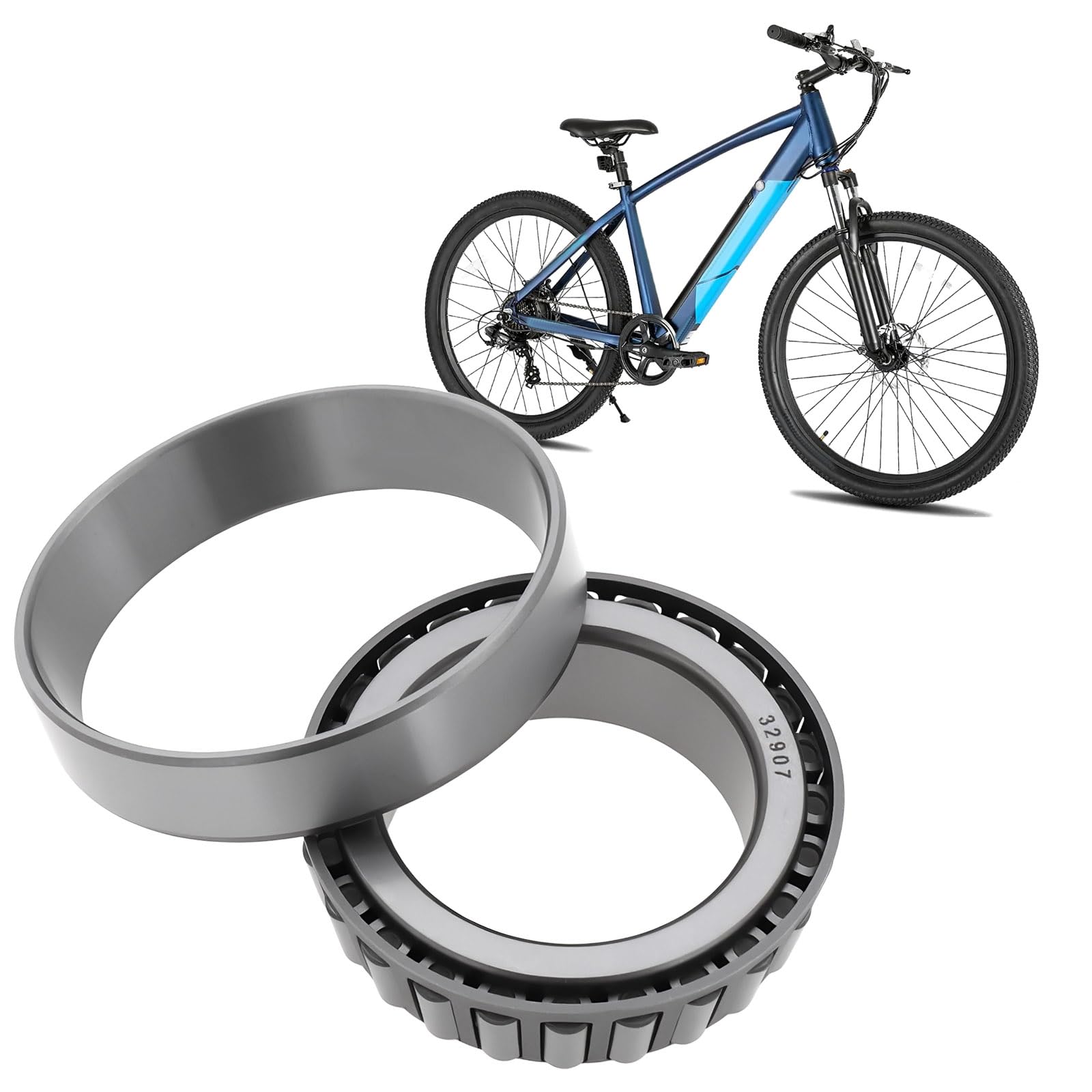 SG Store 2 Rodamientos de Rodillos Cónicos 32907 de 35x55x14mm Adecuados para Sistemas de Dirección de Motocicletas Bicicletas Vehículos Pequeños