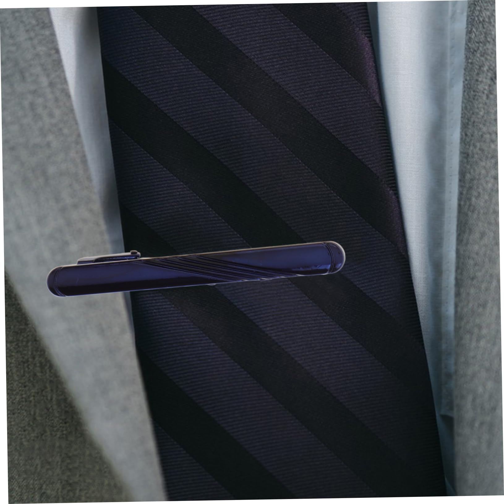 GALPADA Pasador De Cuello A Rayas Azules Barra De Corbata Clip De Corbata Clips De Pajarita Pinzas De Corbata Bien Clips De Corbata Titular De Corbata Cobre
