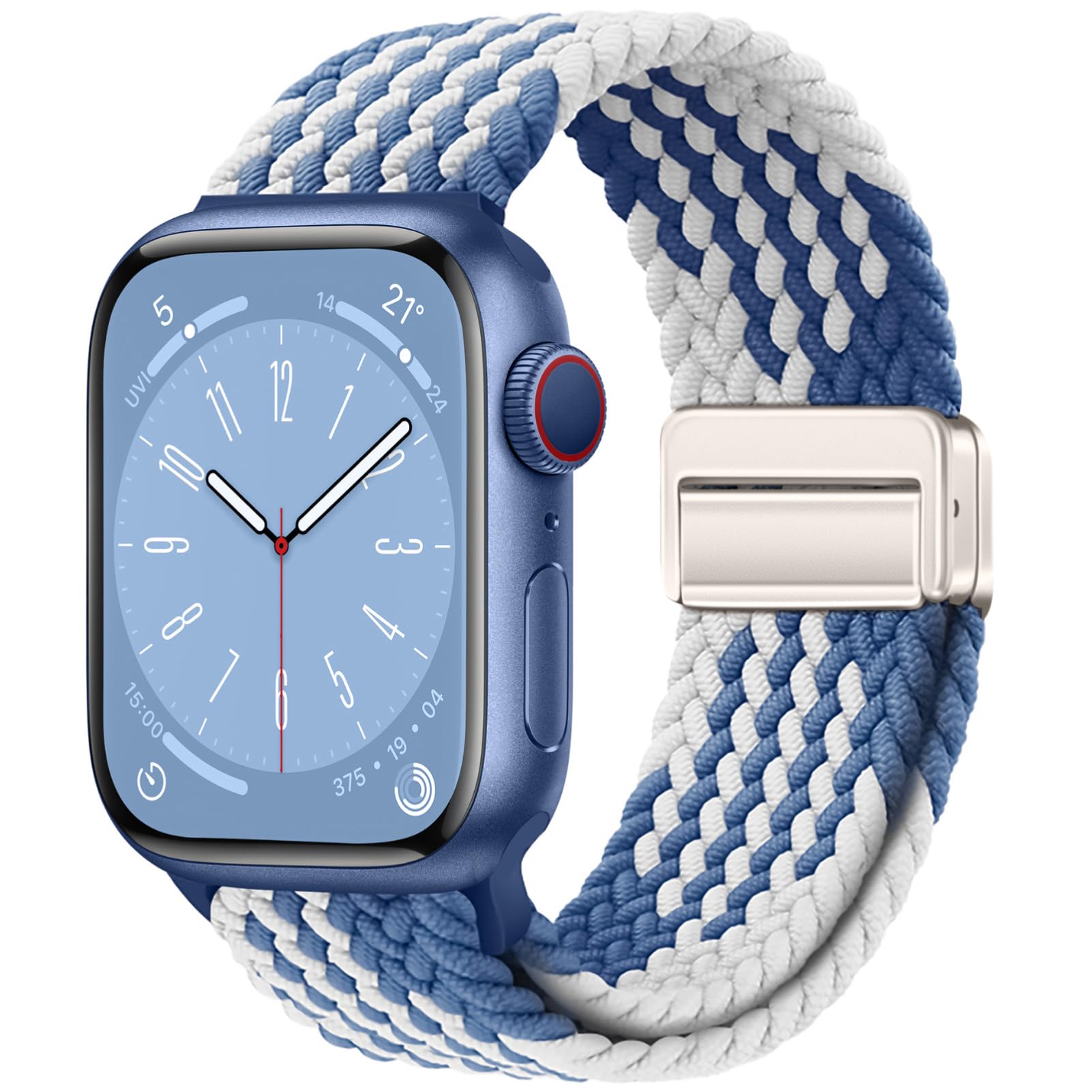 Magnetic Braided Sport Loop Compatible with Apple Watch Bands for Women Men