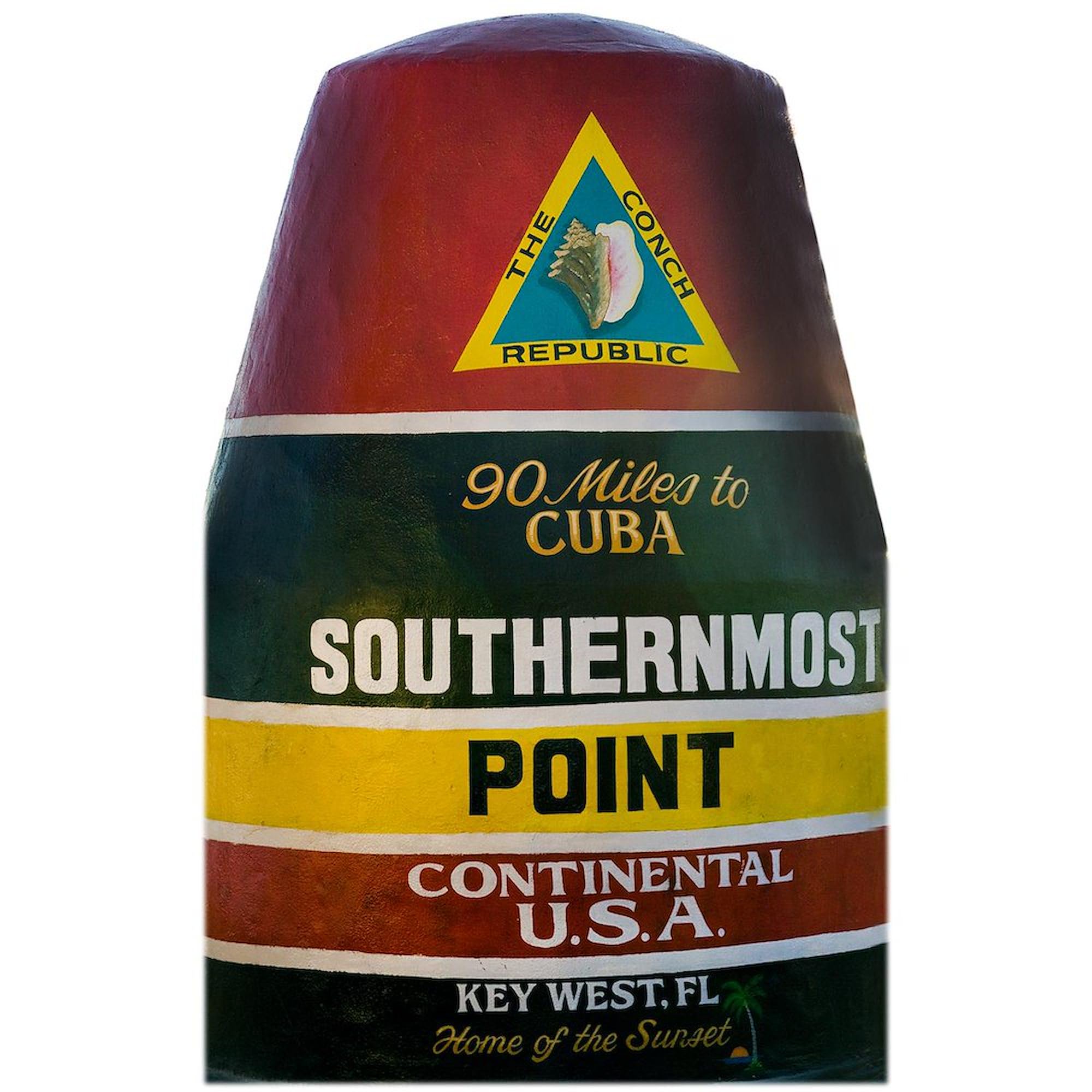 CafePress Key West Rectangle Bumper Sticker Car Decal