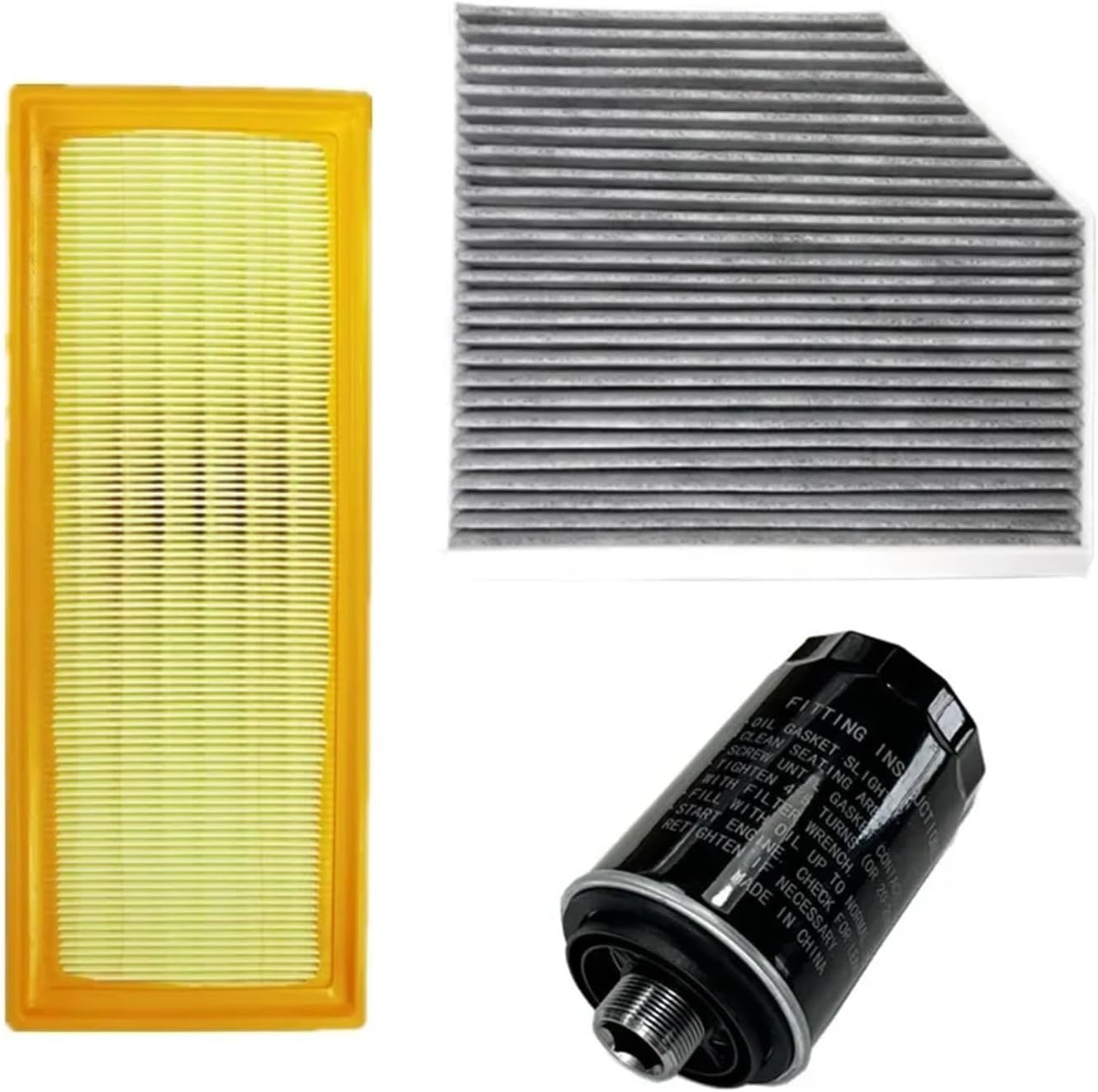 Air Filter 8K0133843A Cabin Filter 8K0819439B Oil Filter 06H115403 Compatible A4 A5 S5 Q5 B8 2008-2017 8KH 8K2 8K5 8T3 8F7 8TA 8RB(1 Oil Filter)