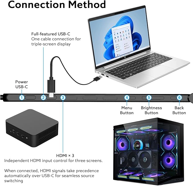 Monitor Extensor 18.5 FHD IPS miniatura 7