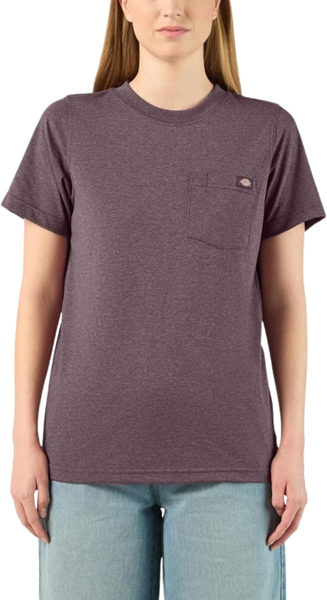 Dickies Women's Short Sleeve Heavyweight Pocket T-Shirt