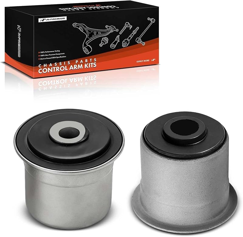 Front & Rear Upper Control Arm Bushing | for Jeep Wrangler 1997-2006, Grand Cherokee 1993-1998, Cherokee 1984-2001, Comanche 1986-1992, Wagoneer 1984-1990, Pack of 2
