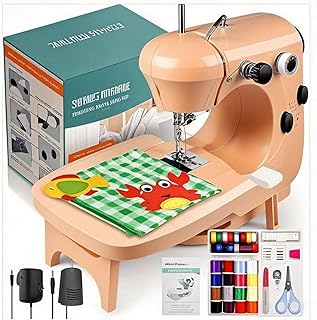 Sewing Machine, Mini Sewing Machines for Beginner with Eco-Friendly Mate...
