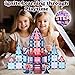 Frozen Magnetic Tiles 3 Year Old Girl Gifts 5 Year Old 4 Year Old Girl Birthday Gifts Princess Toys Magnet Tiles Building Blocks Castle Age 3 4 5 6 7 8