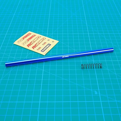 Miniatura 6 de RCAWD Eje de transmisión central de aleación de aluminio de 8.937in para Arrma 4s Kraton 1-10, azul oscuro