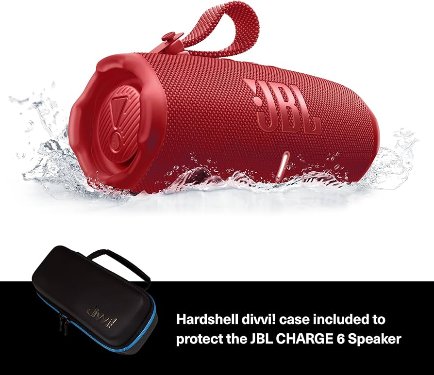 JBL charge6 新品　赤　レッド JBL Charge 6 - Portable waterproof & drop-proof Bluetooth speaker