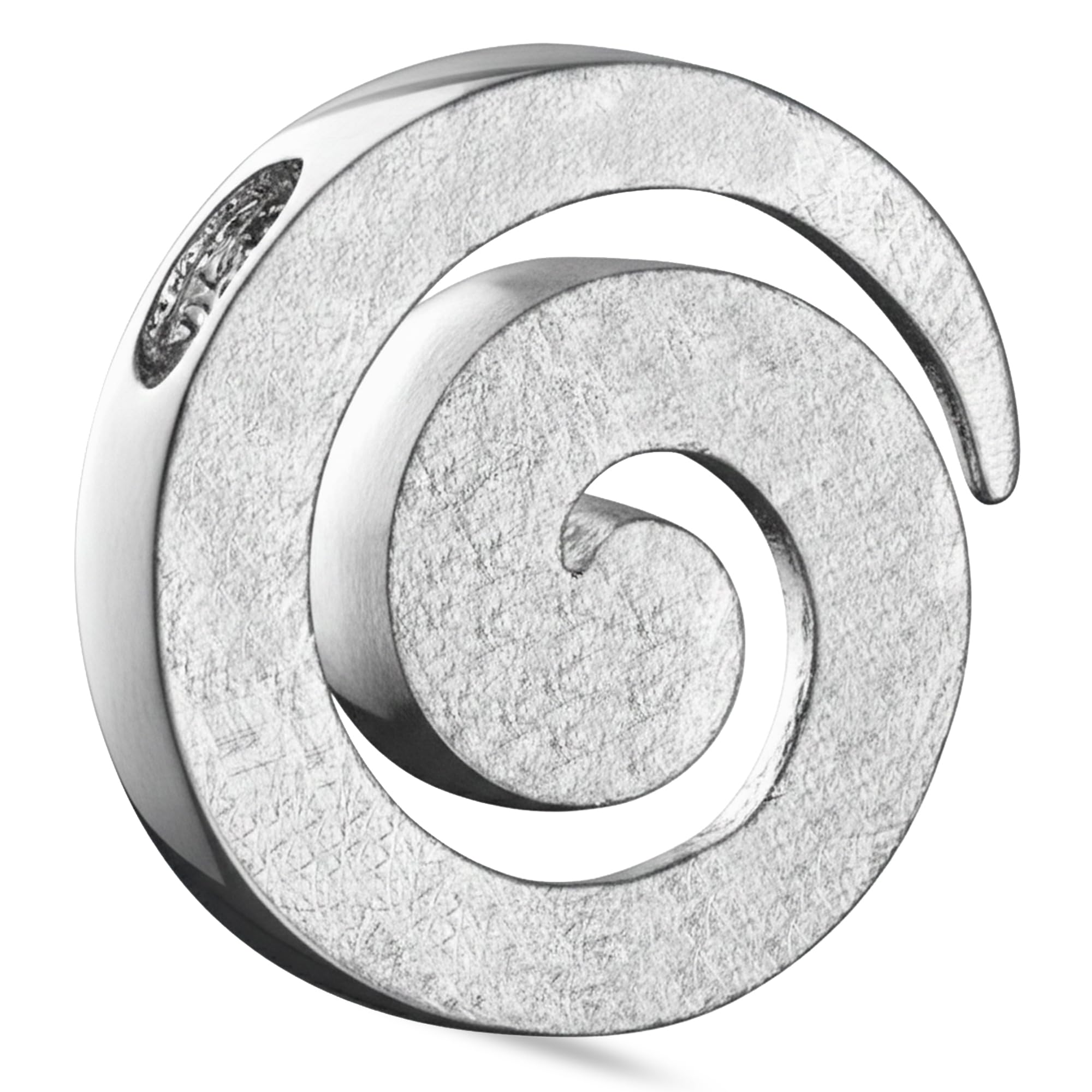Vinani Anhänger Spirale gebürstet 925 Sterling Silber Damen Ketten ASR-EZ