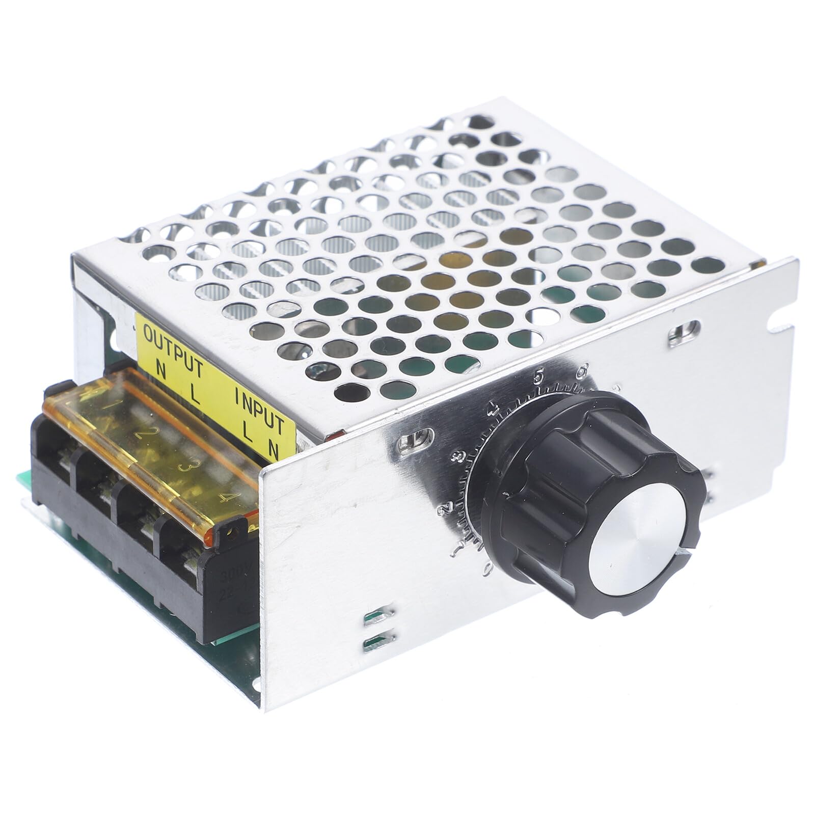 Regulador de voltaje de 4000w con carcasa de aluminio para control de iluminación y ventiladores 8