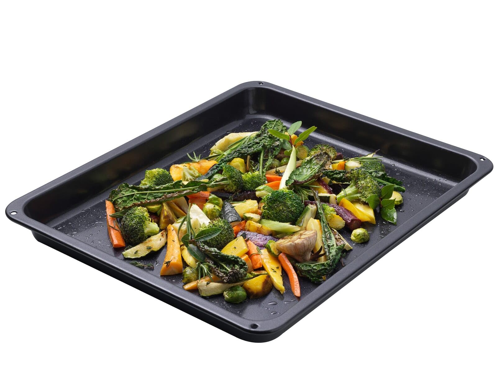 AEG Easy2Clean Brat- und Fettpfanne M9OOEC01 / Keramikbeschichtung / ohne Öl und Backpapier backen / einfache Reinigung /462 x 385 x 40 mm