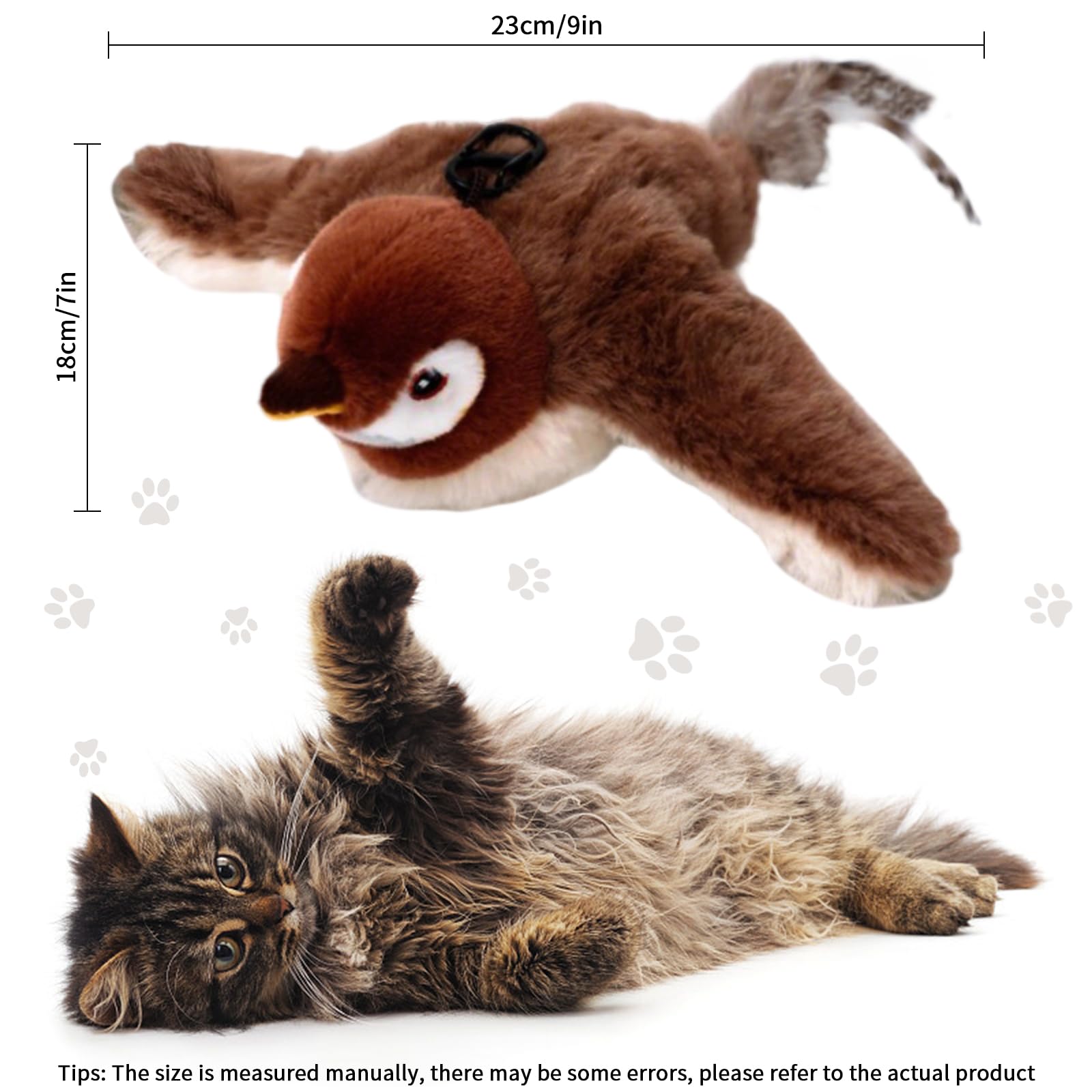 Oiseau Interactif Pour Chat Oiseau Volant Jouet Chat Flappy Bird Chat Jouet Oiseau Qui Vole Pour Chats