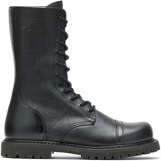 Bates Men's Enforcer 11" Paratrooper Side-Zip Tactical Boots - Durable Leather Military Boots for Superior Traction & Comfort