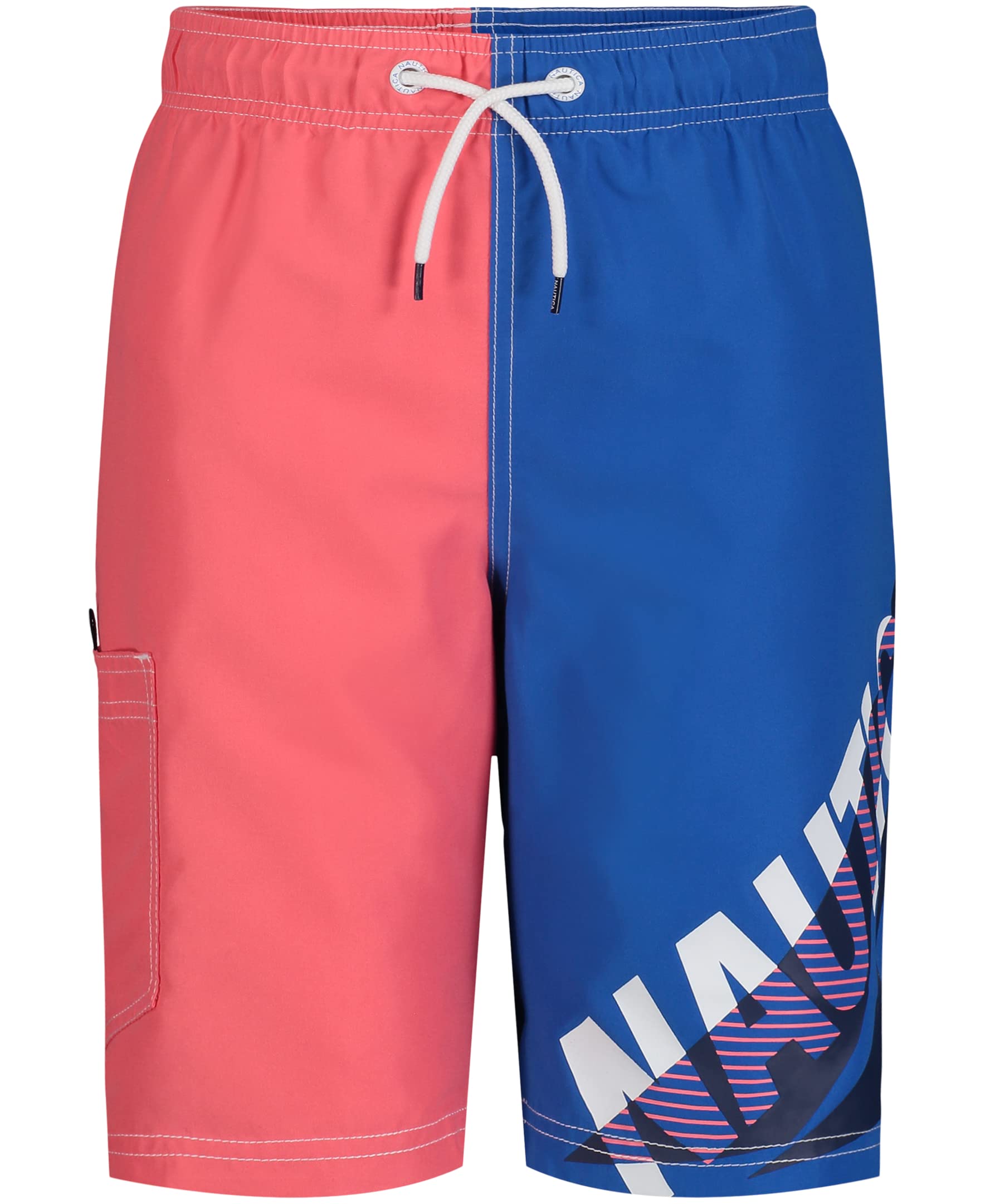 Nautica Boys' Swim Trunk with UPF 50+ Sun Protection